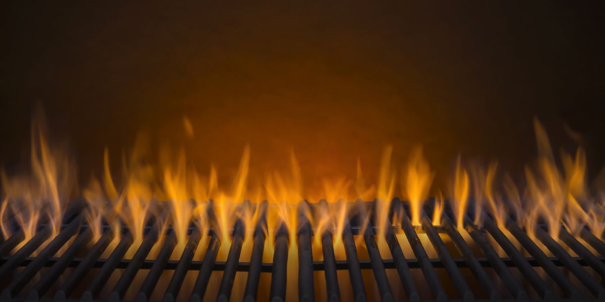 Flaming Hot Barbecue Grill